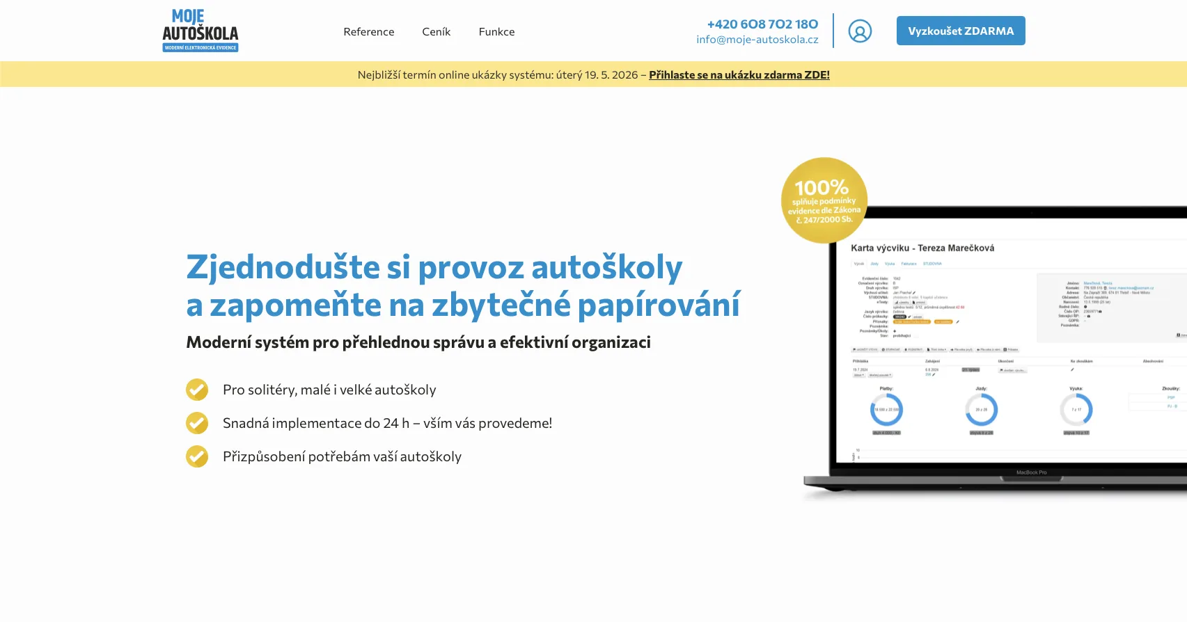 Ukázka webu od Kippis
