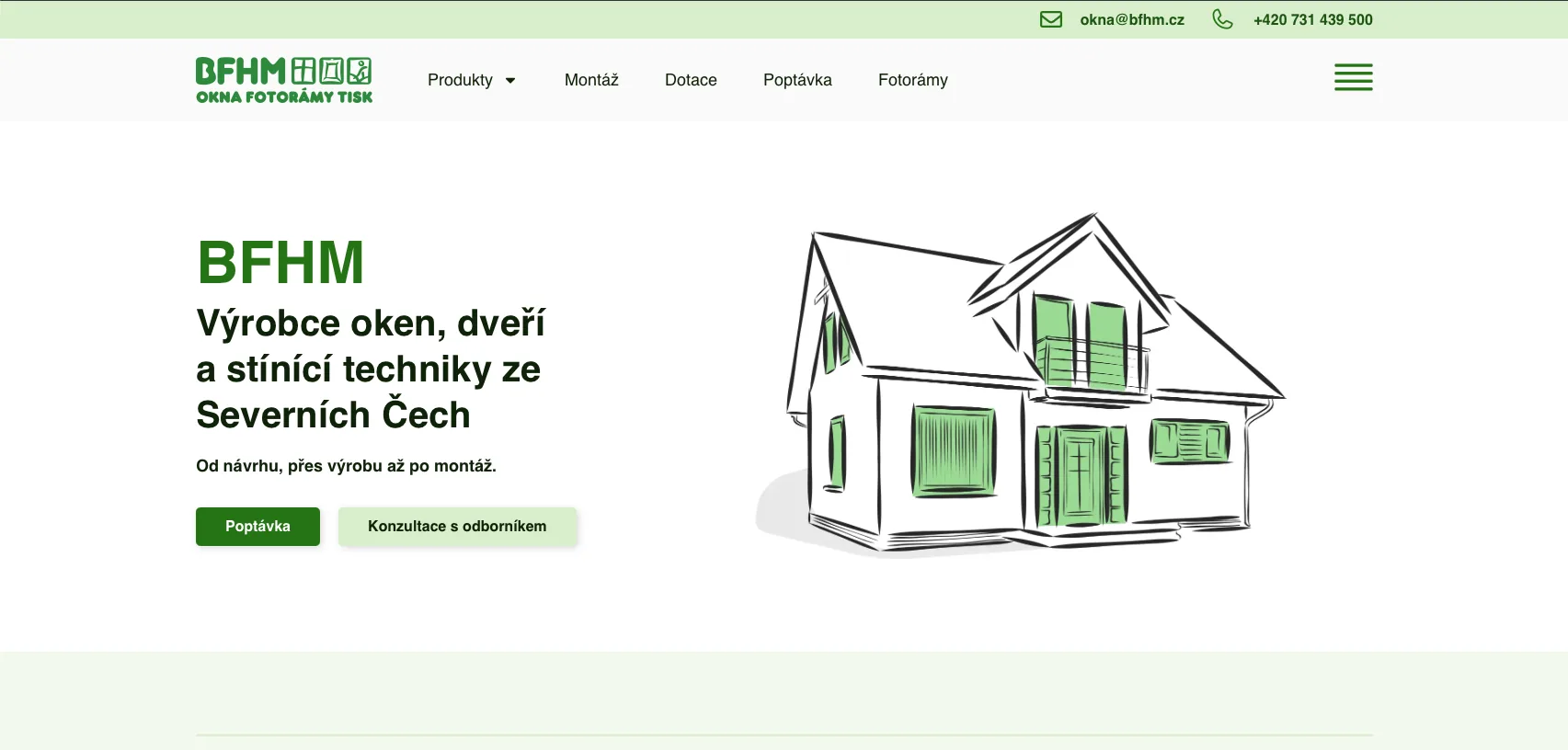 Ukázka webu od Kippis