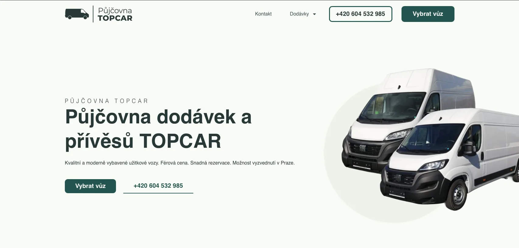 Ukázka webu od Kippis