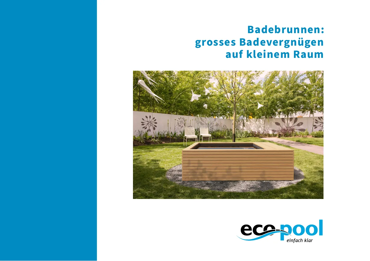 eco-pool — Badebrunnen e-book cover