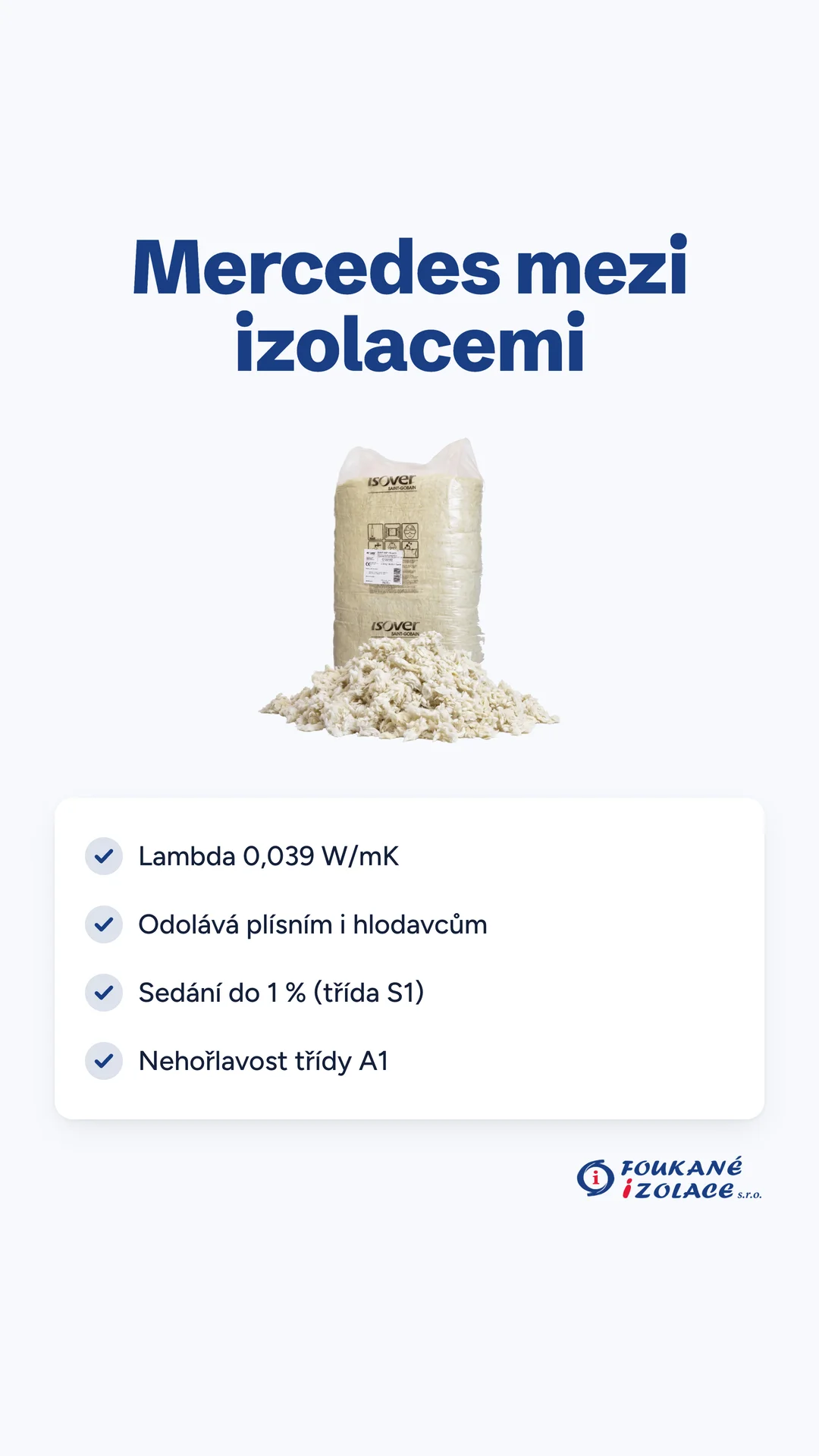 Foukané izolace s.r.o. — banner Mercedes (parametry)