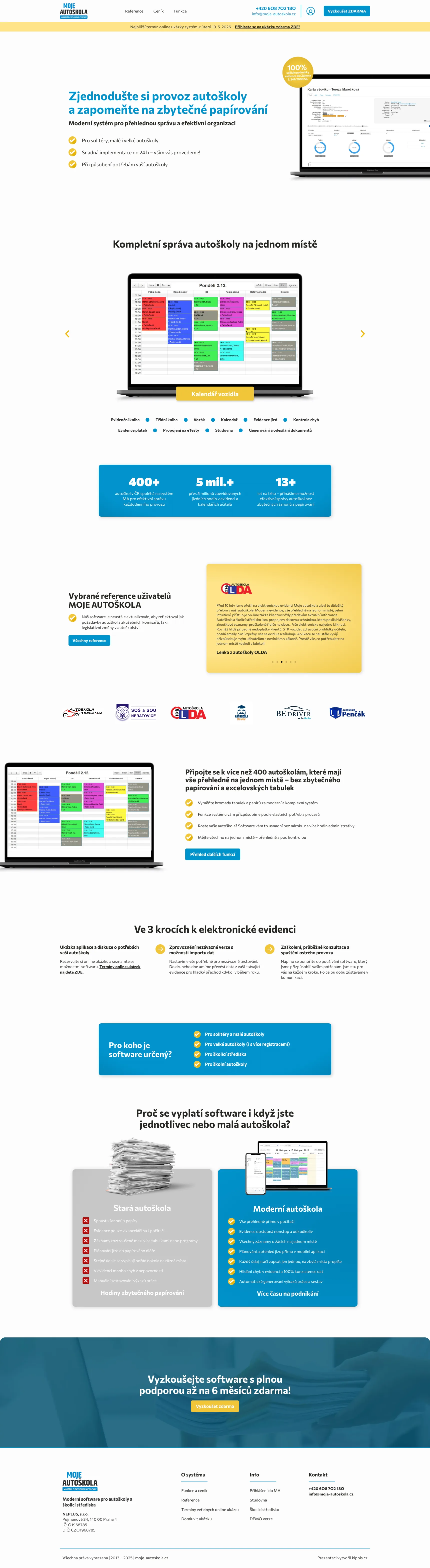 Web Moje autoškola